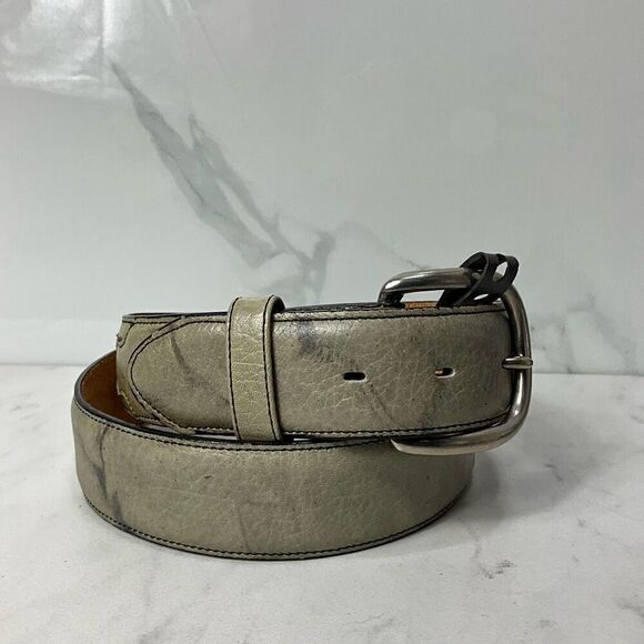 SILVER CREEK Leather Belt - Picture 1 of 7